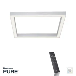 LED-Deckenlampe PURE Lines Square, diamond, 55 cm, CCT