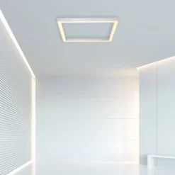 LED-Deckenlampe PURE Lines Square, diamond, 55 cm, CCT
