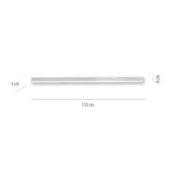 LED-Deckenlampe PURE Lines Straight, diamond, 110 cm, CCT
