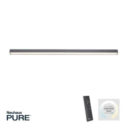 LED-Deckenlampe PURE Lines Straight, graphite, 110 cm, CCT