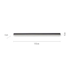 LED-Deckenlampe PURE Lines Straight, graphite, 110 cm, CCT