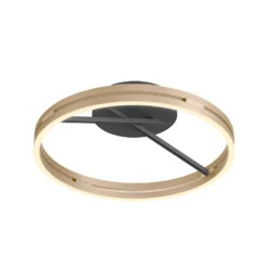 LED-Deckenlampe PURE Loop, black/ivory gold, Ø 60 cm, CCT