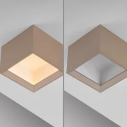 LED-Deckenlampe PURE Manhatten, bronce, 1-flg., CCT