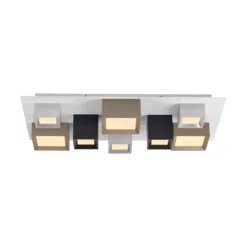 LED-Deckenlampe PURE Manhatten, multicolor, 8-flg., CCT