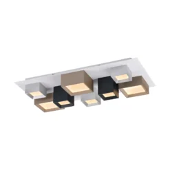 LED-Deckenlampe PURE Manhatten, multicolor, 8-flg., CCT