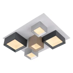 LED-Deckenlampe PURE Manhatten, multicolor, 5-flg., CCT