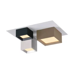 LED-Deckenlampe PURE Manhatten, multicolor, 3-flg., CCT