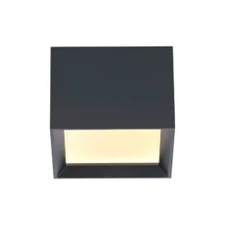 LED-Deckenlampe PURE Manhatten, mystic grey, 1-flg., CCT