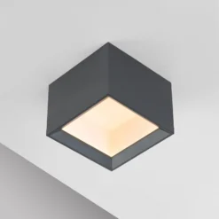 LED-Deckenlampe PURE Manhatten, mystic grey, 1-flg., CCT