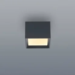 LED-Deckenlampe PURE Manhatten, mystic grey, 1-flg., CCT