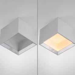 LED-Deckenlampe PURE Manhatten, stone, 1-flg., CCT