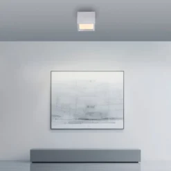 LED-Deckenlampe PURE Manhatten, stone, 1-flg., CCT