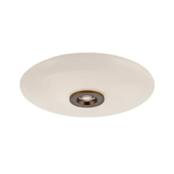 LED-Deckenlampe PURE Vitrum braun/opal Glas/Aluminium Ø 45cm