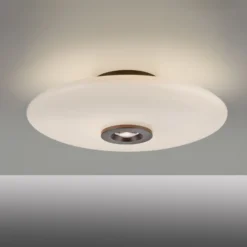 LED-Deckenlampe PURE Vitrum braun/opal Glas/Aluminium Ø 45cm