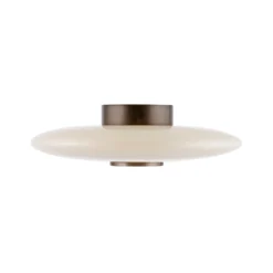 LED-Deckenlampe PURE Vitrum braun/opal Glas/Aluminium Ø 45cm