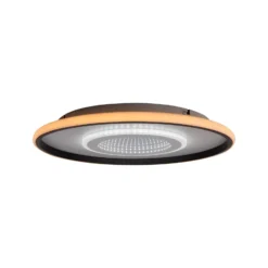 LED-Deckenlampe Redona, weiß/schwarz, Ø 50 cm, CCT, 3D