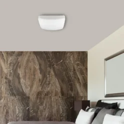LED-Deckenlampe Reva Star 30 Square, weiß, Kunststoff, Stahl