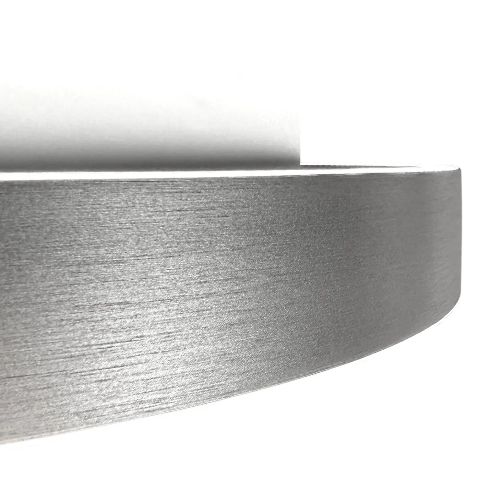 LED-Deckenlampe Ringlux, stahlgrau, Ø 40 cm, Metall, 2.700 K