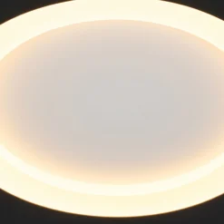LED-Deckenlampe Ringo, Ø 39 cm, schwarz/weiß Eisen/Acryl CCT