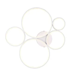 LED-Deckenlampe Rondo, weiß matt