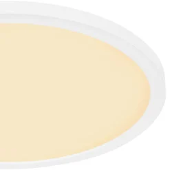 LED-Deckenlampe Sapana, weiß, Ø 42 cm, Kunststoff, IP44