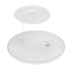 LED-Deckenlampe Sapana, weiß, Ø 42 cm, Kunststoff, IP44