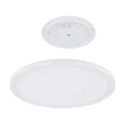 LED-Deckenlampe Sapana, weiß, Ø 42 cm, Kunststoff, IP44