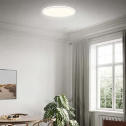 LED-Deckenlampe Slim, rund, 42cm