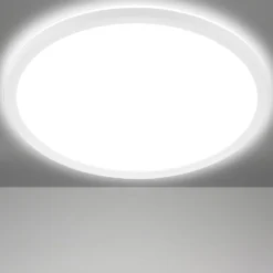 LED-Deckenlampe Slim, rund, 29,3cm