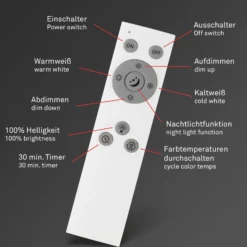 LED-Deckenlampe Slim S dimmbar CCT weiß Ø 45 cm