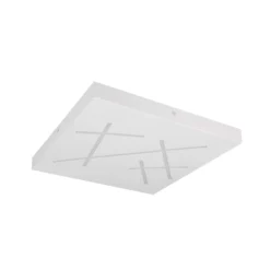 LED-Deckenlampe Snip, weiß matt, Länge 50 cm, Metall, CCT