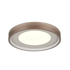 LED-Deckenlampe Solea, braun, Ø 40 cm, Kunststoff