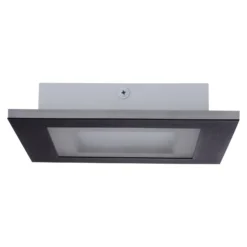 LED-Deckenlampe Squary, Länge 25 cm, schwarz/weiß Eisen, CCT