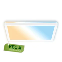 LED-Deckenlampe Tava A, CCT, 29 x 29 cm, weiß, Fernbedienung