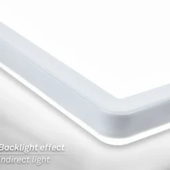LED-Deckenlampe Tava A, CCT, 29 x 29 cm, weiß, Fernbedienung