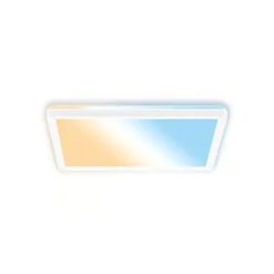 LED-Deckenlampe Tava A, CCT, 29 x 29 cm, weiß, Fernbedienung