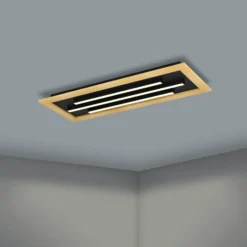 LED-Deckenlampe Tirrenara, Fernbedienung, 78x31cm