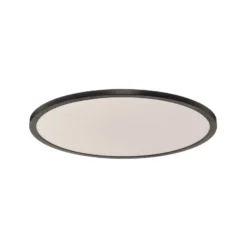 LED-Deckenlampe Tuco CCT, dimmbar, schwarz Ø 50 cm