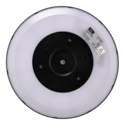 LED-Deckenlampe Tuco, dimmbar, schwarz, Kunststoff, Ø 30 cm