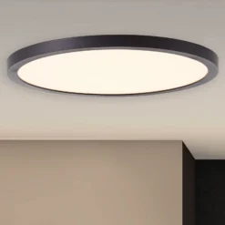LED-Deckenlampe Tuco, schwarz, Ø 25 cm