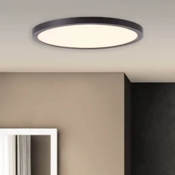 LED-Deckenlampe Tuco, schwarz, Ø 25 cm