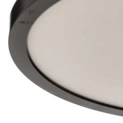 LED-Deckenlampe Tuco, schwarz, Ø 25 cm