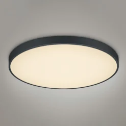 LED-Deckenlampe Waco, CCT, Ø 75 cm, schwarz matt