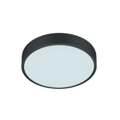 LED-Deckenlampe Waco, CCT, Ø 31 cm, schwarz matt