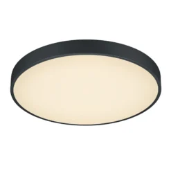 LED-Deckenlampe Waco, CCT, Ø 49,5 cm, schwarz matt