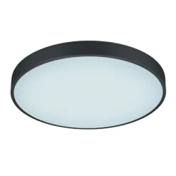 LED-Deckenlampe Waco, CCT, Ø 49,5 cm, schwarz matt