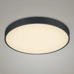 LED-Deckenlampe Waco, CCT, Ø 49,5 cm, schwarz matt