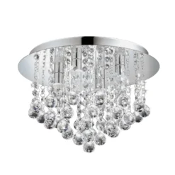 LED-Deckenleuchte Almonte mit Behang, 35cm