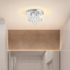 LED-Deckenleuchte Almonte mit Behang, 35cm