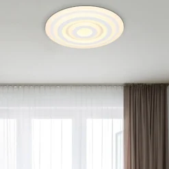 LED-Deckenleuchte Alois, weiß, Ø 49 cm, Metall/Acryl